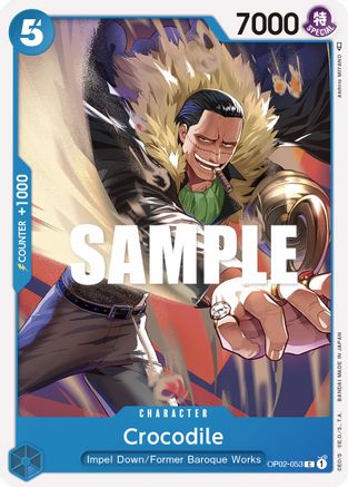 Crocodile (OP02-053) - [Paramount War]