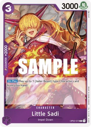 Little Sadi (OP02-073) - [Paramount War] Foil