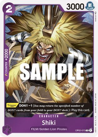 Shiki (OP02-075) - [Paramount War] Foil