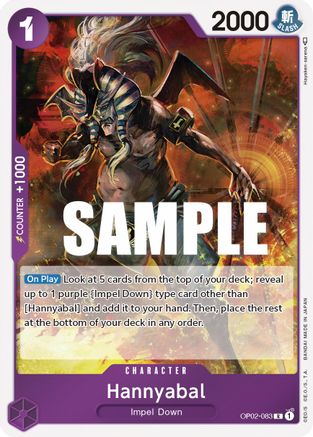 Hannyabal (OP02-083) - [Paramount War] Foil