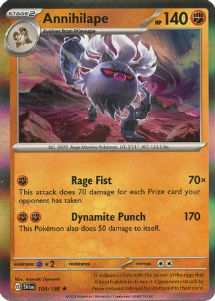 Annihilape (109/198) [Scarlet & Violet: Base Set] Reverse Holofoil