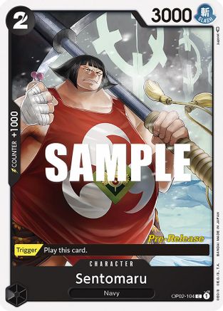Sentomaru (OP02-104) - [Paramount War Pre-Release Cards]