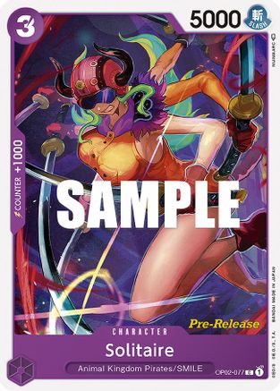 Solitaire (OP02-077) - [Paramount War Pre-Release Cards]