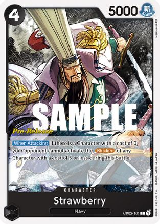 Strawberry (OP02-101) - [Paramount War Pre-Release Cards]