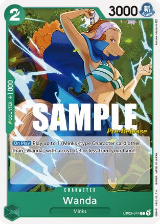 Wanda (OP02-044) - [Paramount War Pre-Release Cards]
