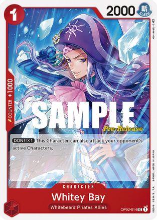 Whitey Bay (OP02-014) - [Paramount War Pre-Release Cards]