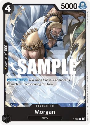 Morgan (Pirates Party Vol. 2) (P-026) - [One Piece Promotion Cards]