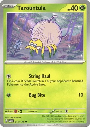 Tarountula (016/198) [Scarlet & Violet: Base Set] Reverse Holofoil
