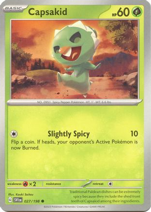 Capsakid (027/198) [Scarlet & Violet: Base Set] Reverse Holofoil