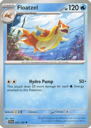 Floatzel (047/198) [Scarlet & Violet: Base Set] Reverse Holofoil