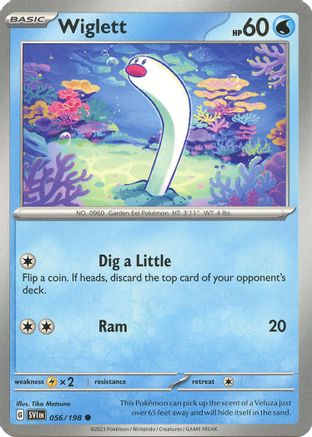 Wiglett (056/198) [Scarlet & Violet: Base Set] Reverse Holofoil