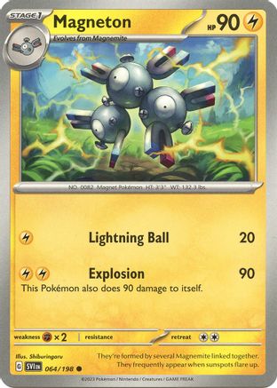 Magneton (064/198) [Scarlet & Violet: Base Set] Reverse Holofoil