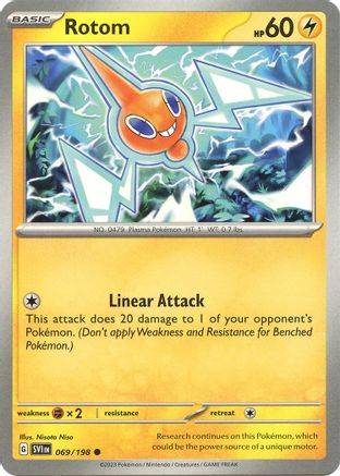 Rotom (069/198) [Scarlet & Violet: Base Set] Reverse Holofoil
