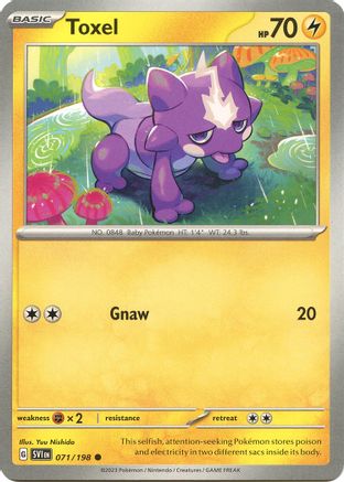 Toxel (071/198) [Scarlet & Violet: Base Set] Reverse Holofoil