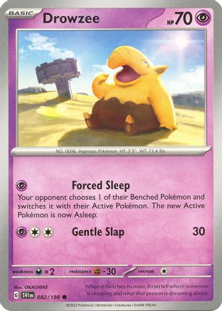 Drowzee (082/198) [Scarlet & Violet: Base Set] Reverse Holofoil