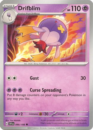 Drifblim (090/198) [Scarlet & Violet: Base Set] Reverse Holofoil