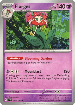 Florges (093/198) [Scarlet & Violet: Base Set] Reverse Holofoil