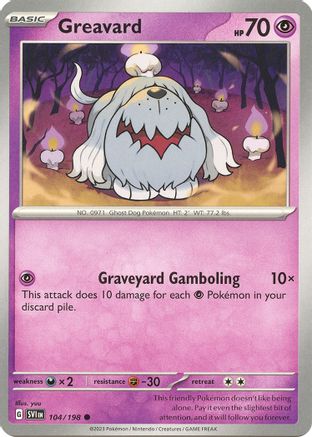 Greavard (104/198) [Scarlet & Violet: Base Set] Reverse Holofoil