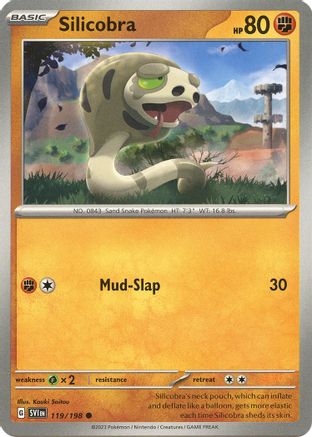 Silicobra (119/198) [Scarlet & Violet: Base Set] Reverse Holofoil