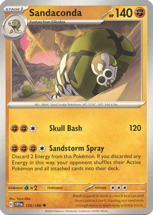 Sandaconda (120/198) [Scarlet & Violet: Base Set] Reverse Holofoil