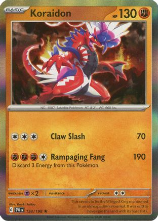 Koraidon (124/198) [Scarlet & Violet: Base Set] Reverse Holofoil