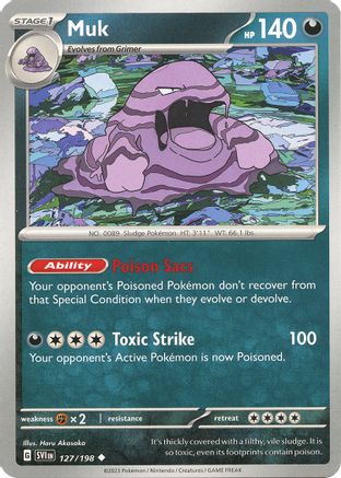 Muk (127/198) [Scarlet & Violet: Base Set] Reverse Holofoil