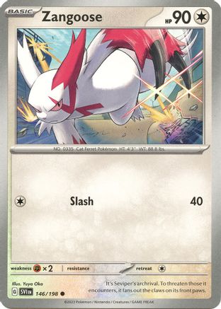 Zangoose (146/198) [Scarlet & Violet: Base Set] Reverse Holofoil