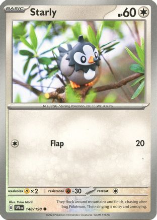 Starly (148/198) [Scarlet & Violet: Base Set] Reverse Holofoil