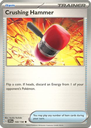 Crushing Hammer (168/198) [Scarlet & Violet: Base Set] Reverse Holofoil