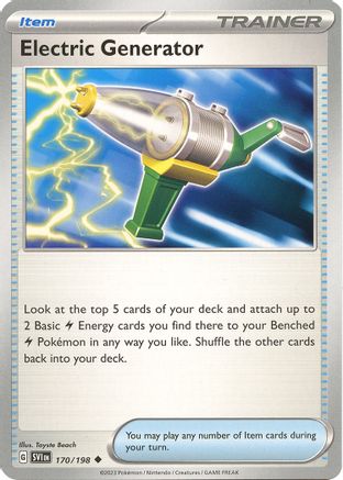 Electric Generator (170/198) [Scarlet & Violet: Base Set] Reverse Holofoil
