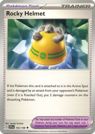 Rocky Helmet (193/198) [Scarlet & Violet: Base Set] Reverse Holofoil