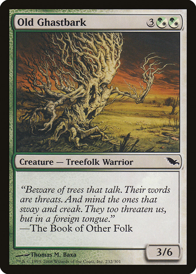 Old Ghastbark [Shadowmoor] Foil