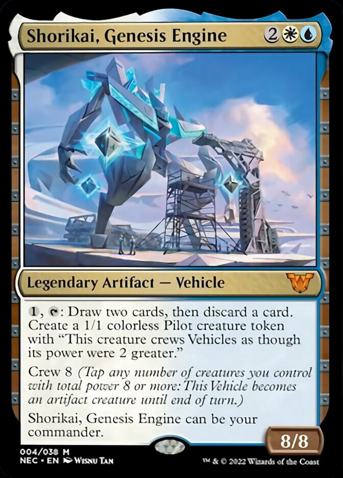 Shorikai, Genesis Engine [Kamigawa: Neon Dynasty Commander] Foil