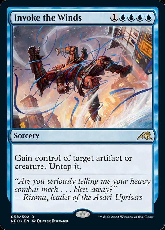 Invoke the Winds [Kamigawa: Neon Dynasty] Foil