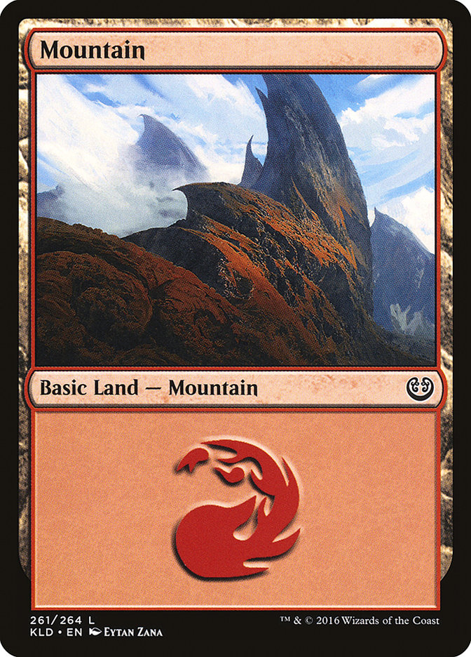 Mountain (261) [Kaladesh] Foil