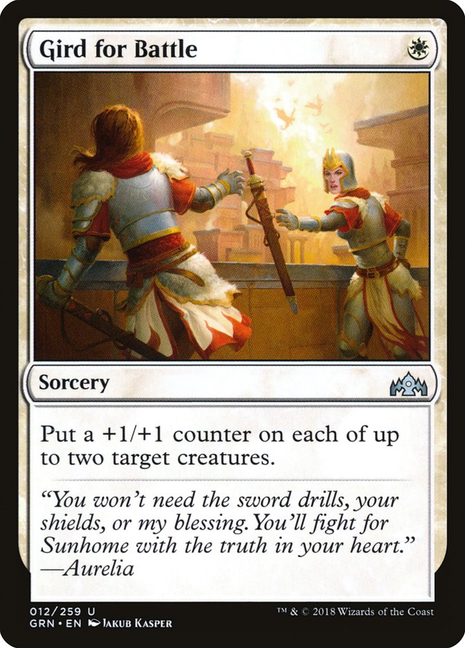 Gird for Battle [Guilds of Ravnica] Foil
