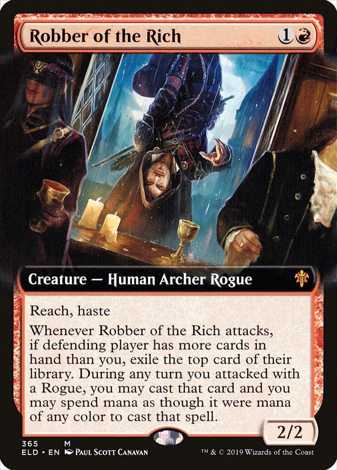 Robber of the Rich (Extended Art) [Throne of Eldraine] Foil