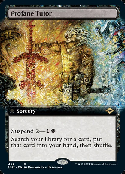 Profane Tutor (Extended Art) [Modern Horizons 2] Foil