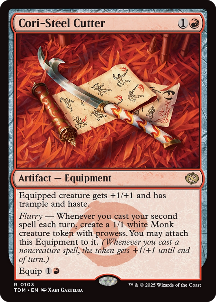 Cori-Steel Cutter [Tarkir: Dragonstorm] Foil