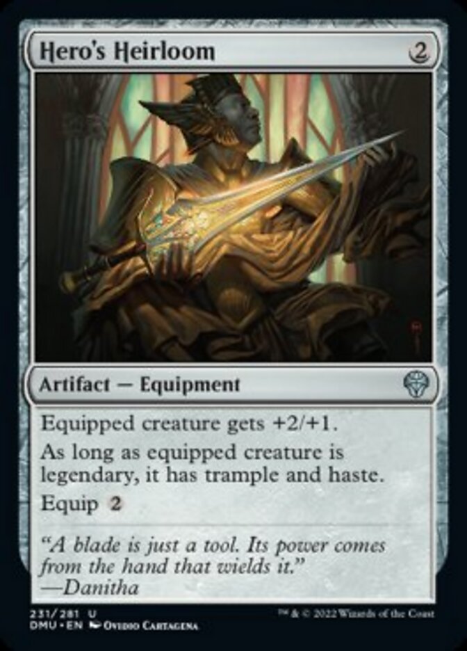 Hero's Heirloom [Dominaria United] Foil