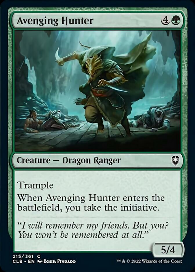 Avenging Hunter [Commander Legends: Battle for Baldur's Gate] Foil