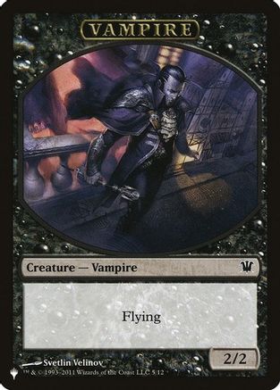 Vampire // Zombie Double-sided Token  [The List Reprints]