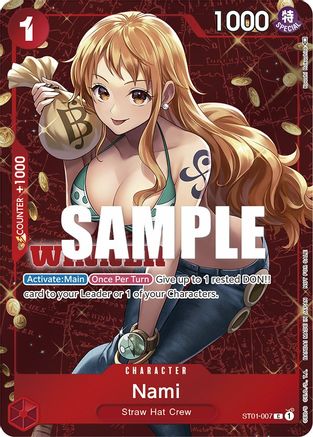 Nami (Tournament Pack Vol. 3) [Winner] (ST01-007) - [One Piece Promotion Cards] Foil