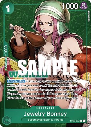 Jewelry Bonney (Tournament Pack Vol. 3) [Winner] (ST02-007) - [One Piece Promotion Cards] Foil