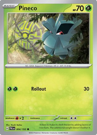 Pineco (004/193) [Scarlet & Violet: Paldea Evolved] Reverse Holofoil