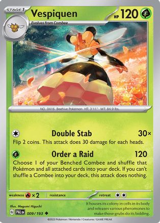 Vespiquen (009/193) [Scarlet & Violet: Paldea Evolved] Reverse Holofoil