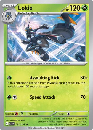 Lokix (021/193) [Scarlet & Violet: Paldea Evolved] Reverse Holofoil