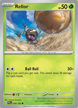 Rellor (026/193) [Scarlet & Violet: Paldea Evolved] Reverse Holofoil