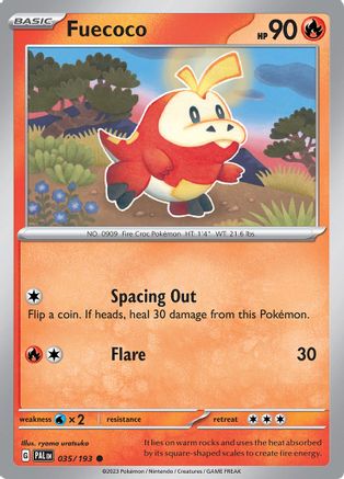Fuecoco (035/193) [Scarlet & Violet: Paldea Evolved] Reverse Holofoil