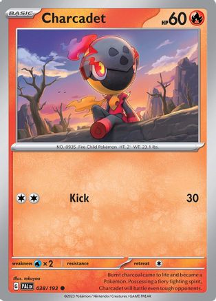 Charcadet (038/193) [Scarlet & Violet: Paldea Evolved] Reverse Holofoil
